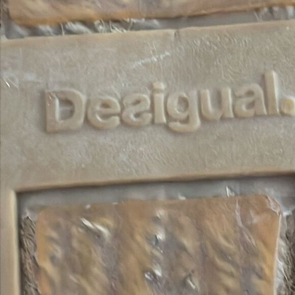 Desigual Espadrilles Beach Plana Deck Colorful Geo Design Sz 38 Spain = Us 8 - Picture 5 of 10